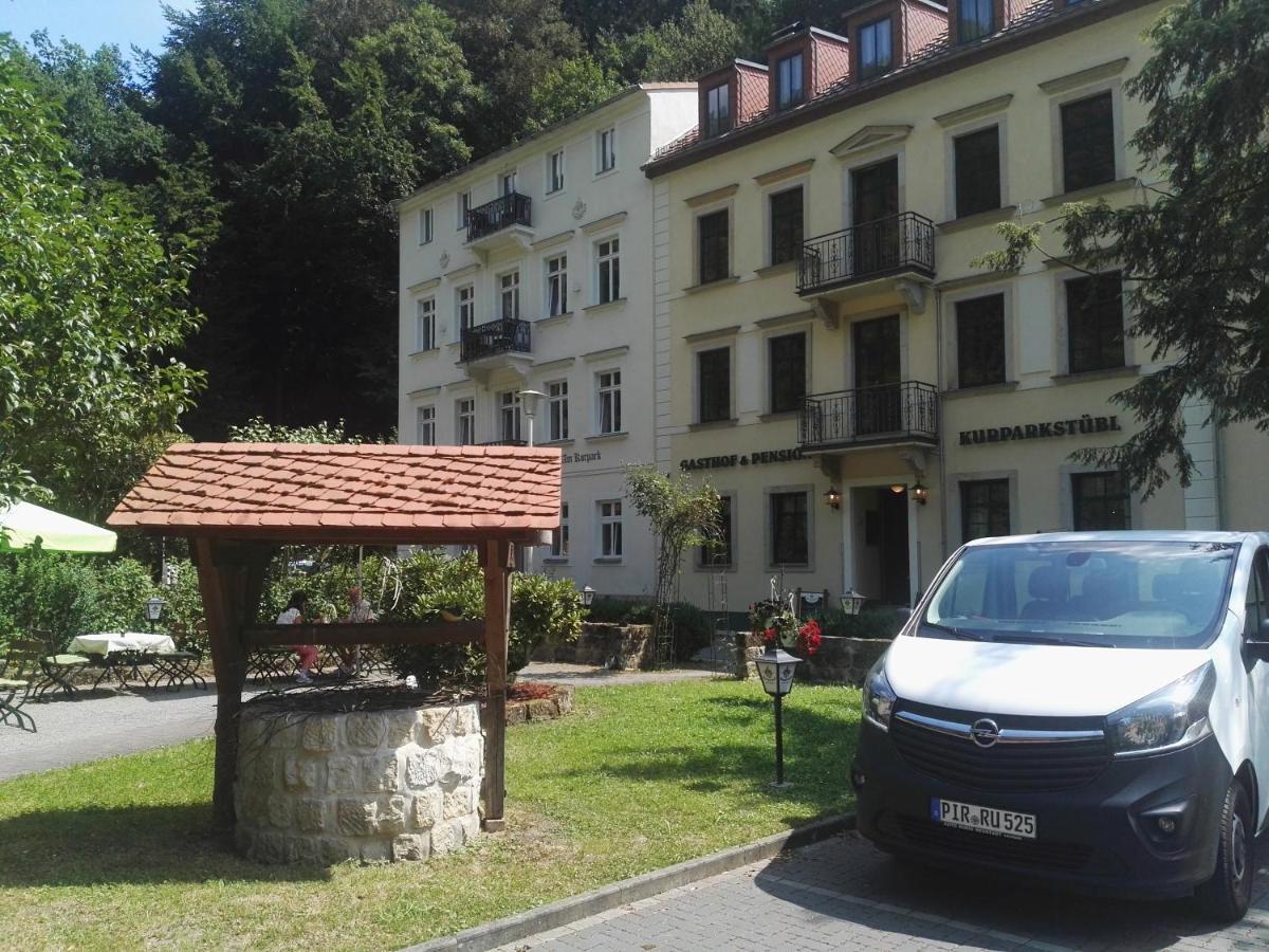 Kurparkstübl Bad Schandau Otel Dış mekan fotoğraf